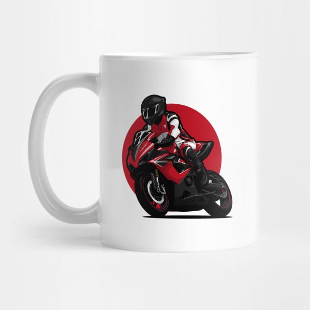 Red GSXR superbike by KaroCars